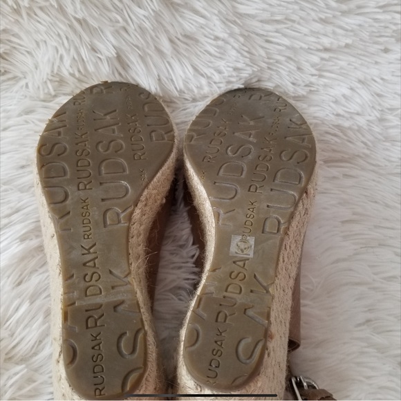 RUDSAK Peep Toe Wedges Size 40 - Picture 3 of 5